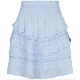 Donna S Voile Skirt Light Blue